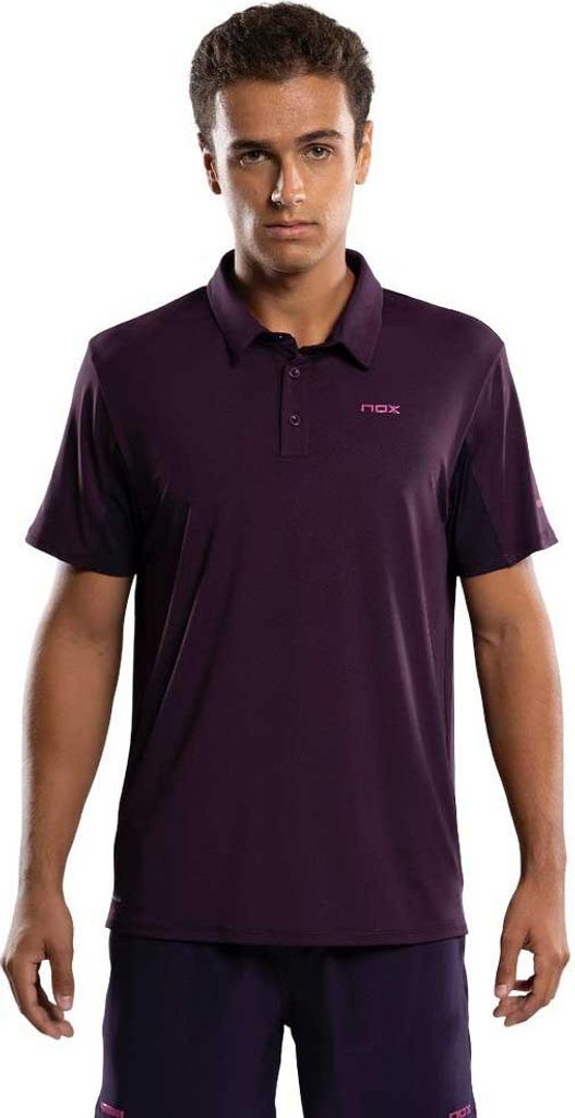 Nox Pro Kurzarm-poloshirt Lila S Herren Lila S
