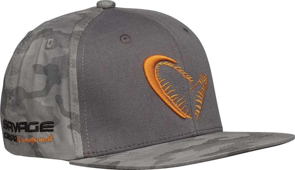 Savage Gear Čepice Flex Fit Camo Cap - Casquette de Pêche Camouflage L/XL