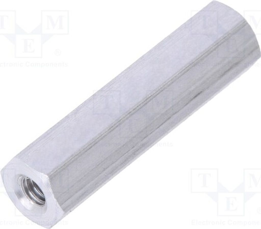 10x Distanzmuffe mit Gewinde 20mm Innengew: M2,5 sechskant 132X20 Distanzelemente