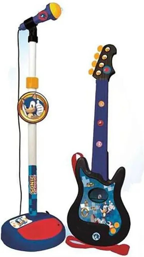 Set de Musique Enfant avec Guitare Électronique et Micro Claudio Reig