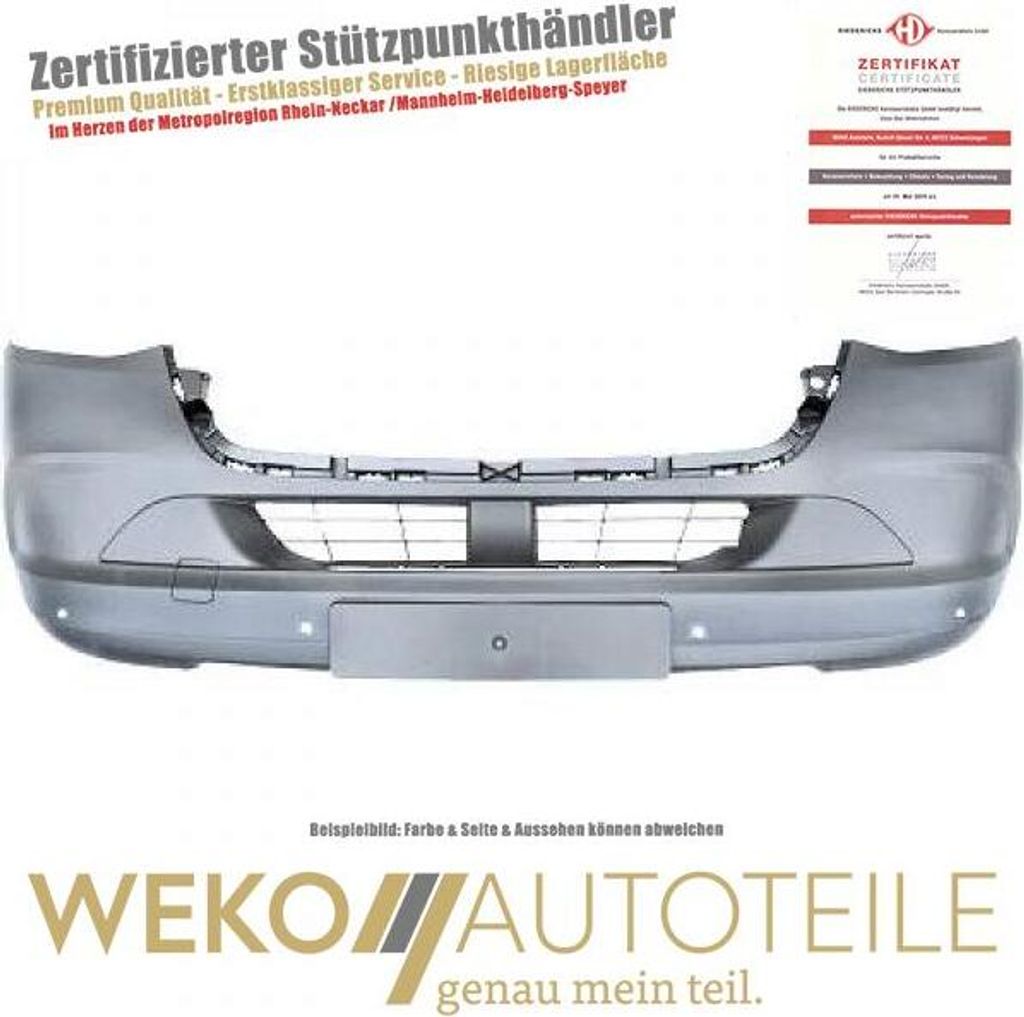 Stoßstange vorne DIEDERICHS 1664151 für MERCEDES-BENZ