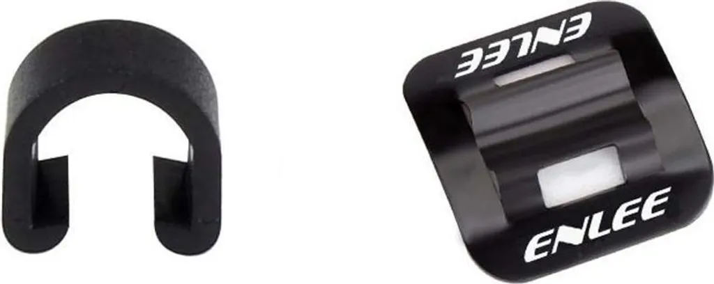 Attache Câble Vélo INF en C Noir 100 Pièces Haute Résistance Plastique
