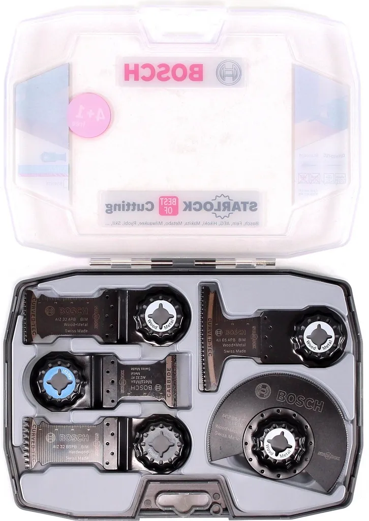 Bosch 2608664131 Starlock Set 5 Lame Multitool Professionale Taglio Legno Metallo - 4