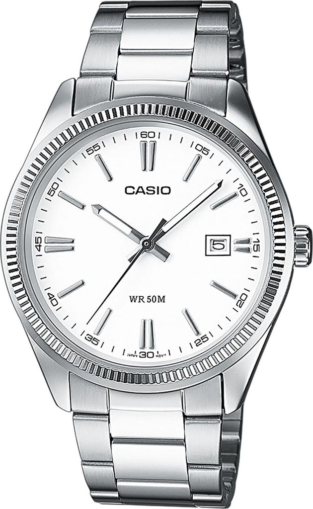 Casio Collection analog Armbanduhr silbern | Produktbild 