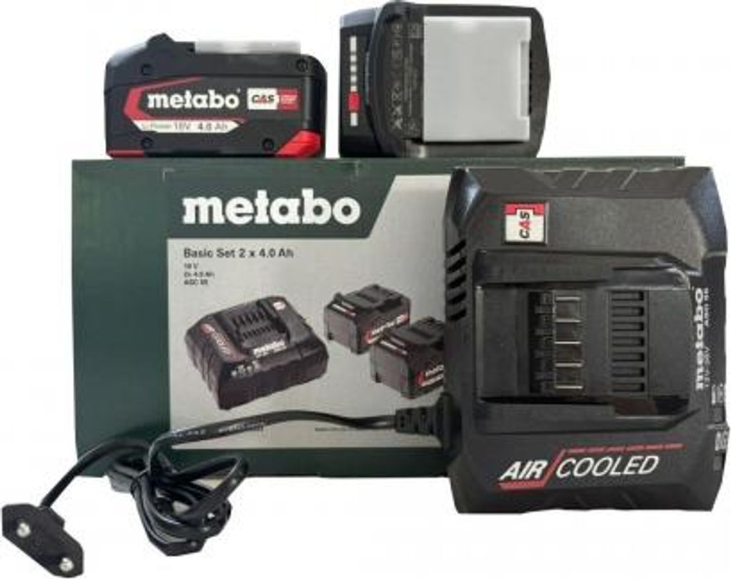 Metabo Basic-set, 2x 4,0Ah Productafbeelding 