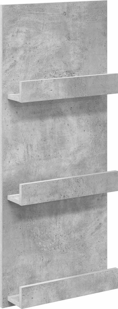 Magazinregal Beton Grau 43 x 11 x 102 cm Holzwerkstoff