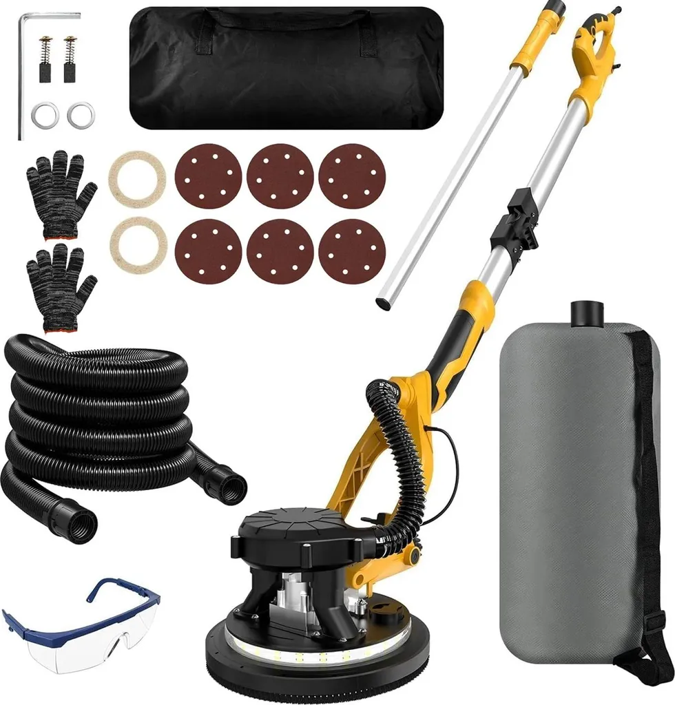 Ponceuse girafe télescopique avec variateur de vitesse et kit complet