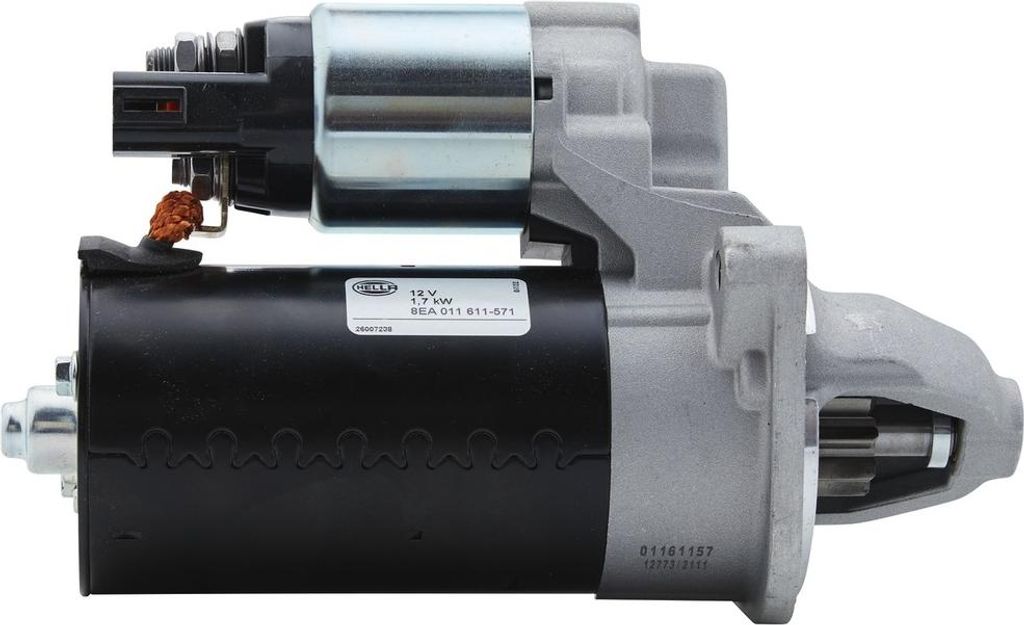 Anlasser Starter 12 V 1,7 kW 9 Zähne HELLA für u.a. HYUNDAI i30