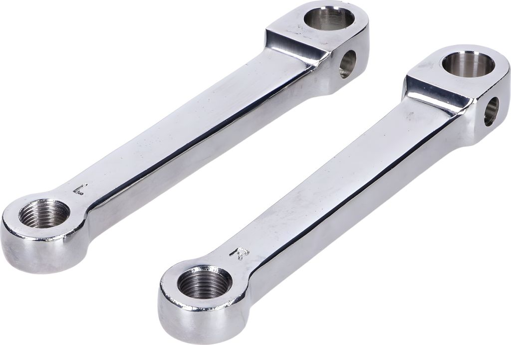 Pedalarm Satz NTS Parts 135mm Chrom für Kreidler, Flory, MF, Mofa, Moped