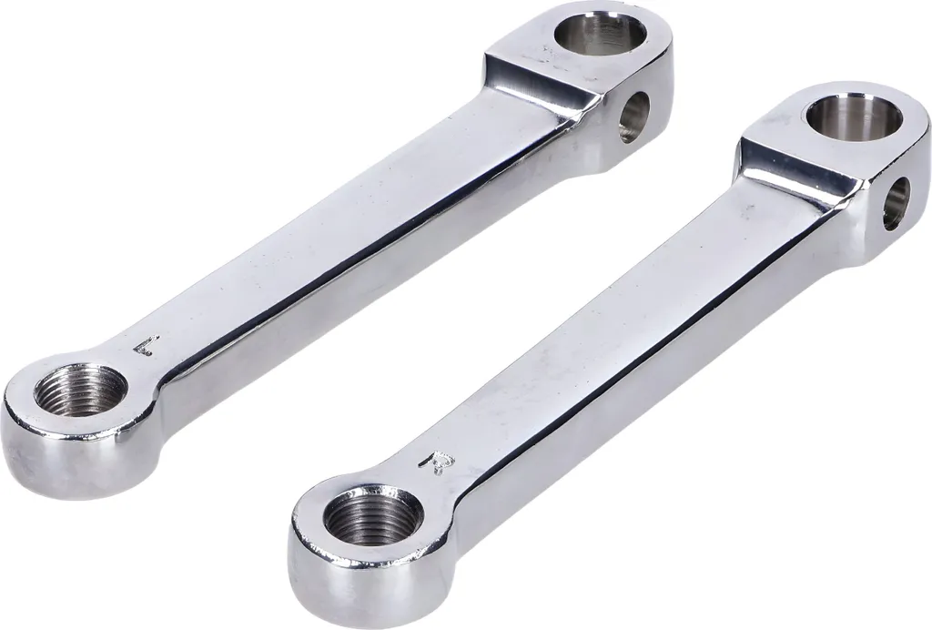 Manivelles de pédalier 135mm chromées pour Kreidler et Mobylette