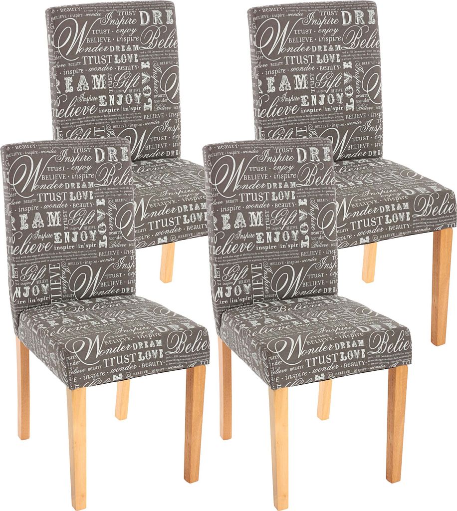 4er-Set Esszimmerstuhl Stuhl Küchenstuhl Littau  Textil mit Produktbild 