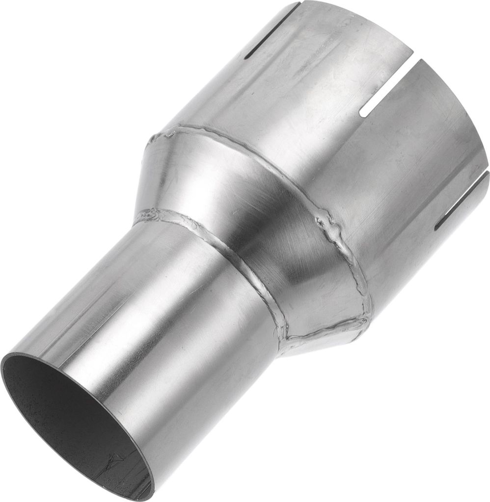 2"OD Bis 3"OD Mandrel Abgasrohr Bogen Ellbogen Konzentrischer Reduzierer T304 Edelstahl Rohr Adapter 5 Zoll Länge Silberton