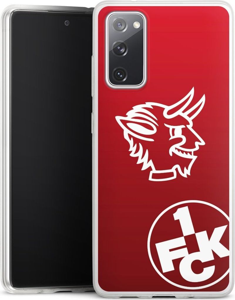 DeinDesign Slim Hülle für Samsung Galaxy S20 FE Silikon Case Ultra Dünn Handyhülle 1. FC Kaiserslautern Offizielles Lizenzprodukt Teufel
