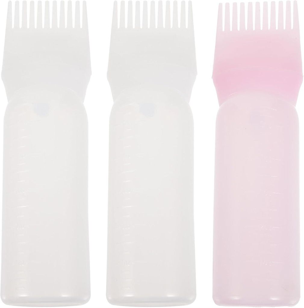 leichte Applikatorflaschen aus Kunststoff zum Haarefärben, -tönnen und -shampoonieren, für den Salon-/Heimgebrauch