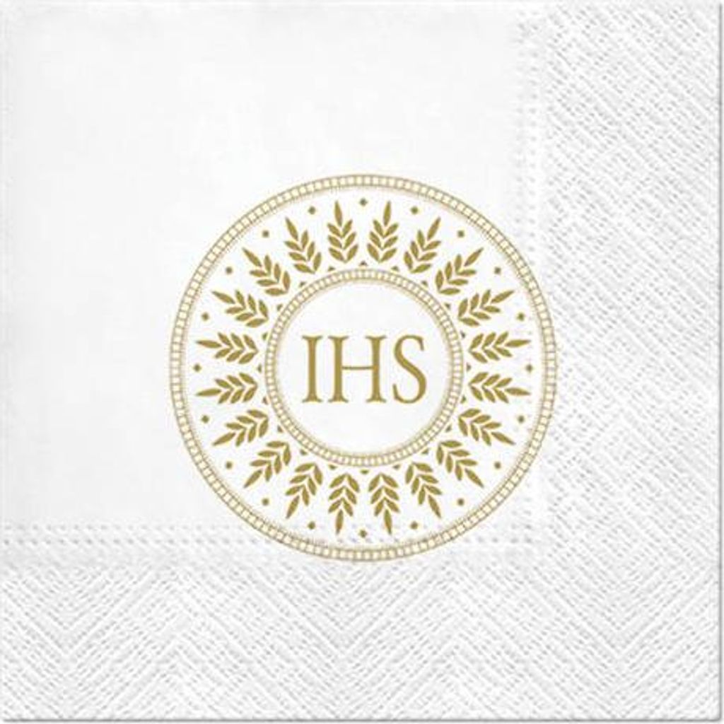 Serwetki 3-warstwowe PAW Blessed Time Gold 33 x 33 cm 20 sztuk