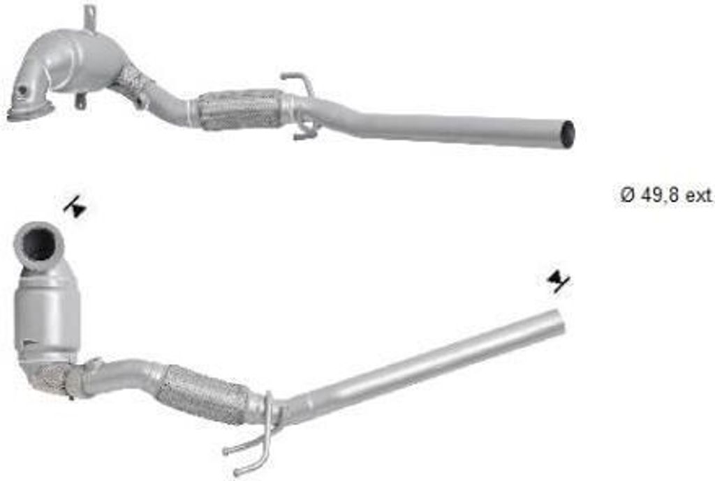 VEGAZ Katalysator Kat für VW Polo Schrägheck (6R1, 6C1) Euro 6 SKK-926