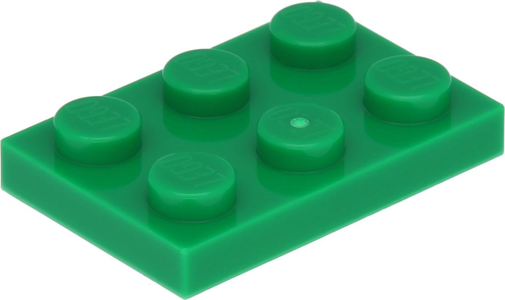 Lego 2x3 Platten 3021 - 50 Stück Grün