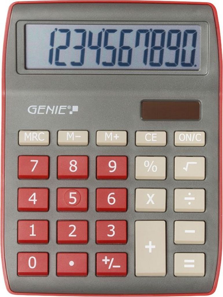 Display da tavolo per calcolatori Genie 840 DR Rosso Immagine del prodotto 