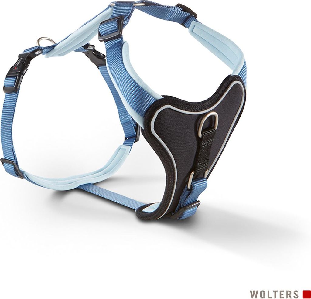 Wolters Geschirr Professional Comfort, Größe:60 - 70 cm, Farbe:riverside blue/sky blue