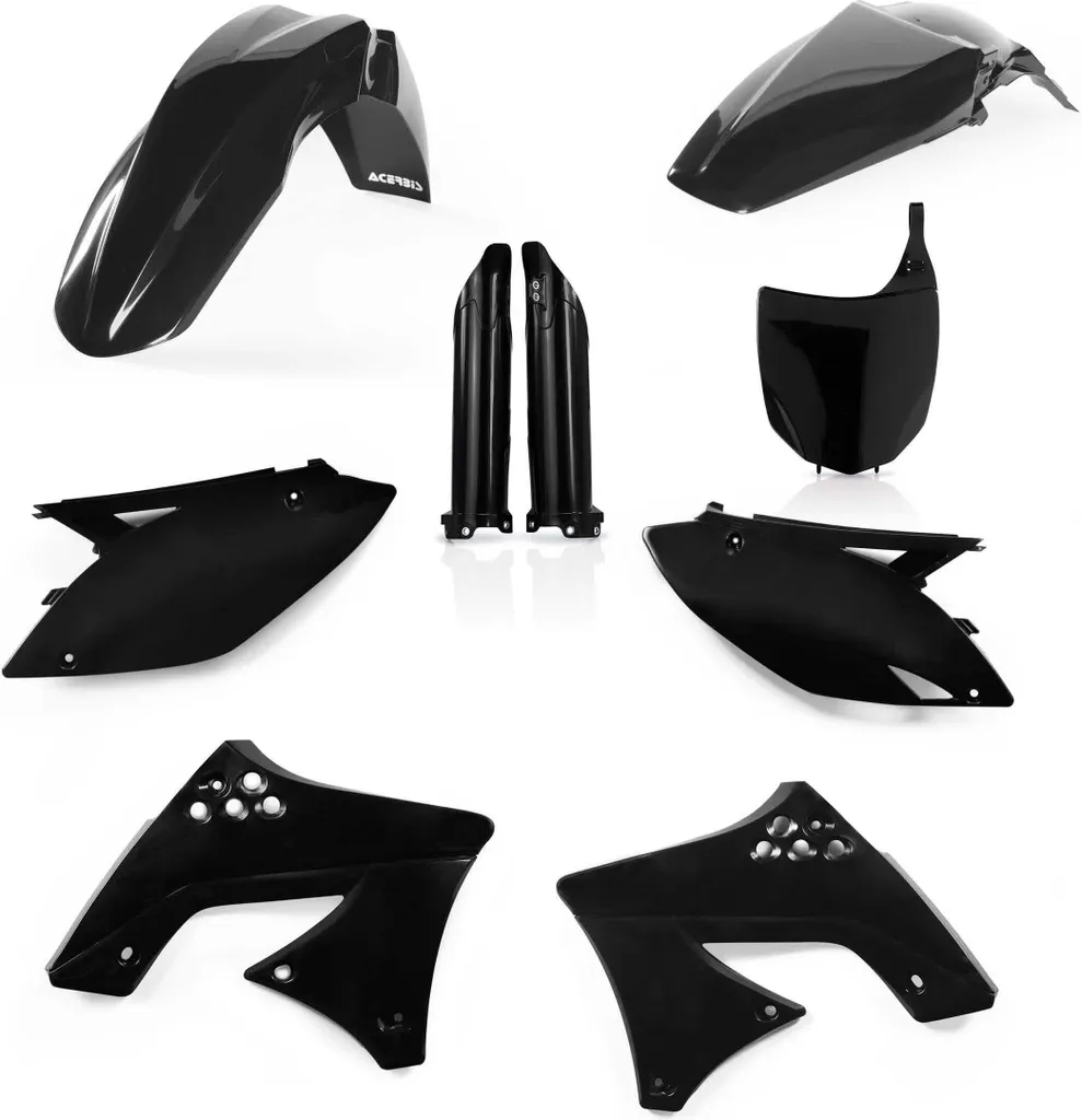 Kit Plastique KAWASAKI KX 250 F Noir ACERBIS idéal Rénovation et Cross
