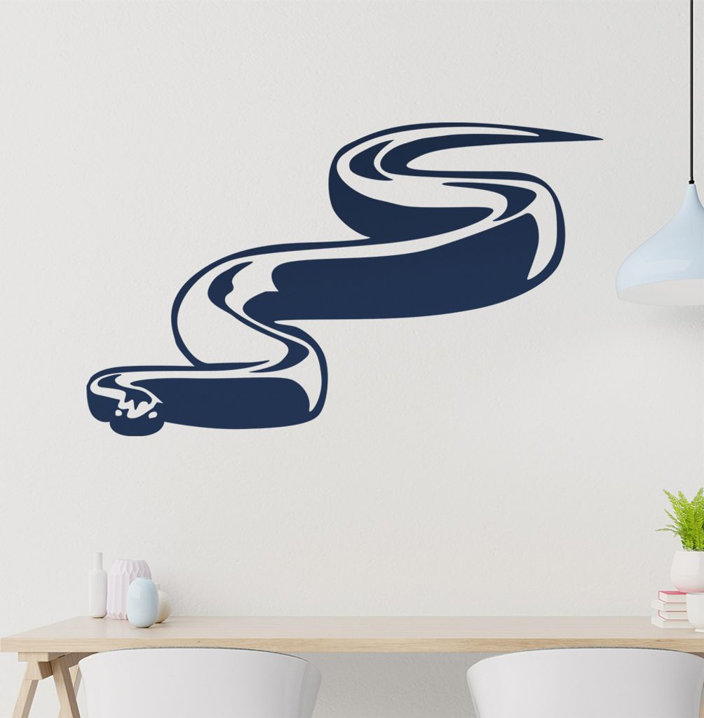 Schlange Wandtattoo in 6 Größen - Wandaufkleber Wall Sticker - Dekoration, Küche, Wohnzimmer, Schlafzimmer, Badezimmer