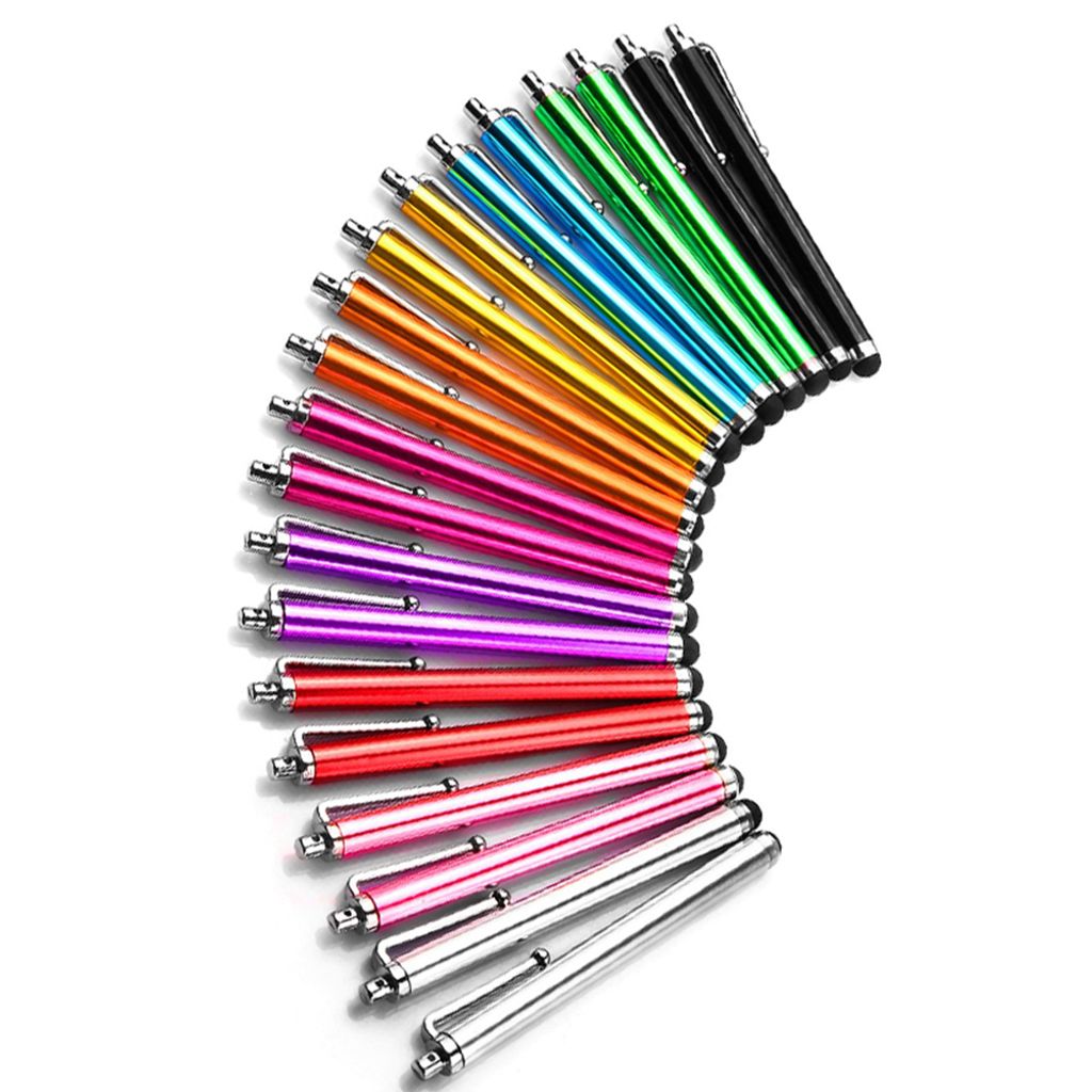 10/20pcs tragbare kapazitive Touchscip -Clip auf Stylus Stift für Telefontablets-Gemischte Farbe-Größen: 20pcs