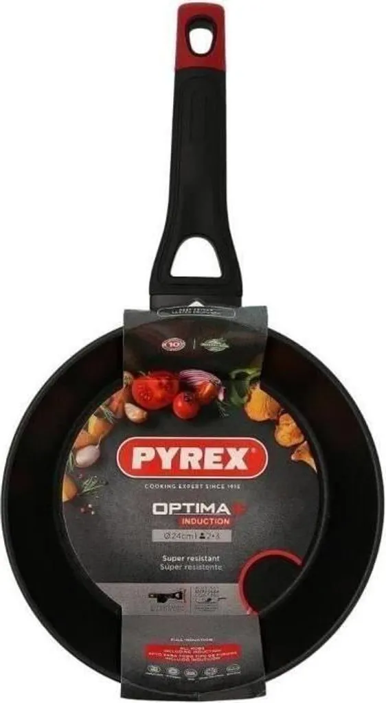 Sartén Pyrex 24cm Alluminio Forgiato: La Migliore per Cotture Sane