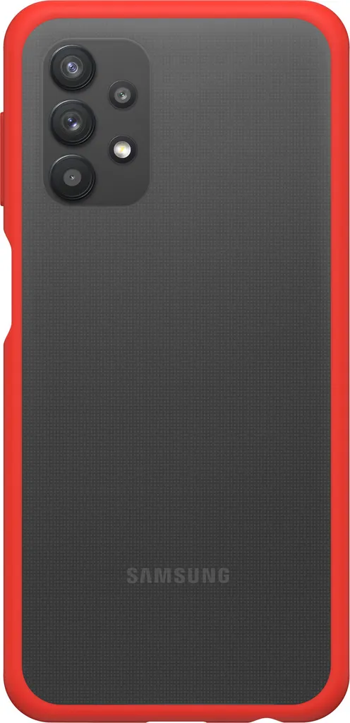 React Backcover Samsung Galaxy A32 (5G) - Trasparente / Rosso