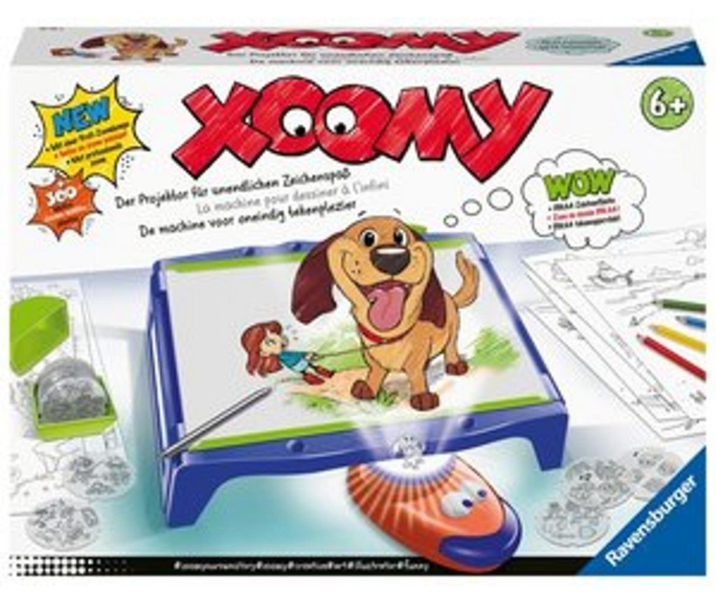 Ravensburger Xoomy Maxi A4 18135 - Zeichnen lernen, Kreatives Zeichnen und Malen für Kinder ab 6 Jahren, Zeichenset mit über 300 Motiven für une...