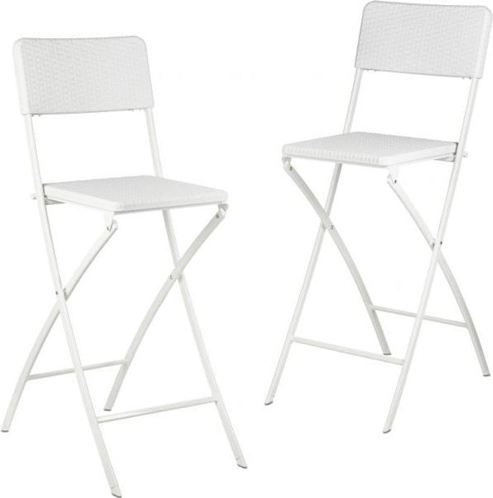 Klappbarer Barhocker BASTIAN 2er Set