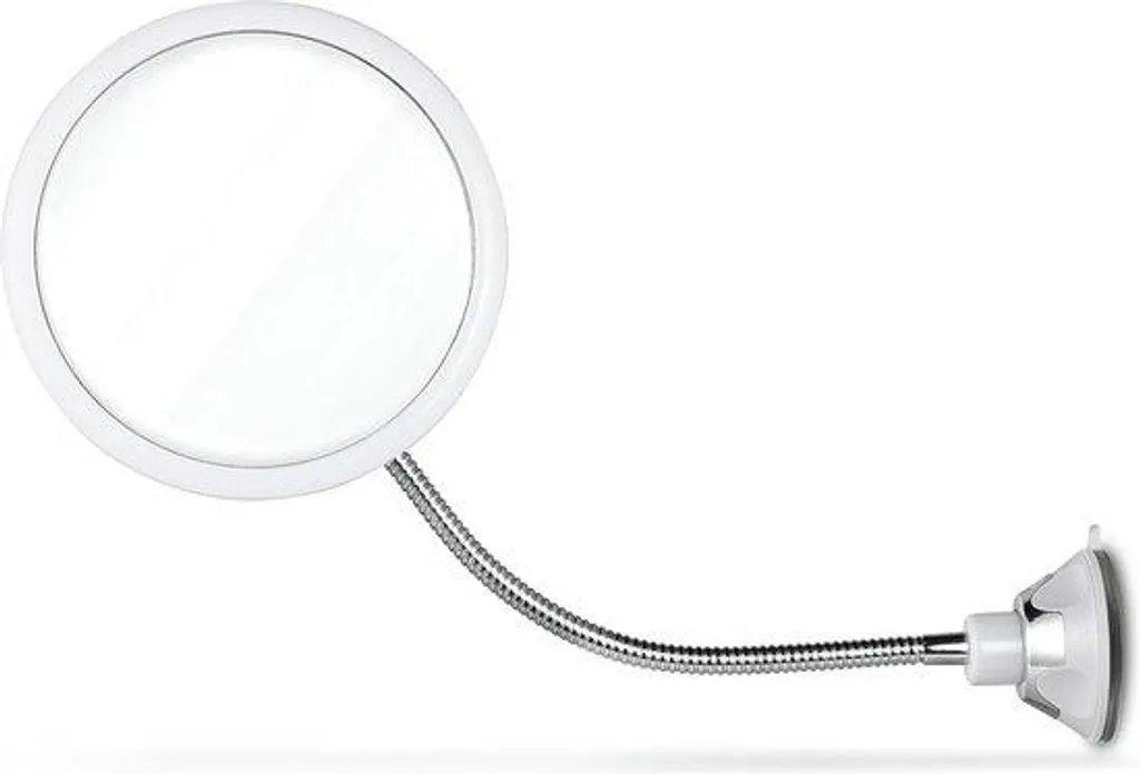 Miroir douche anti-chute 17 cm avec poignées : fixez et ajustez facilement