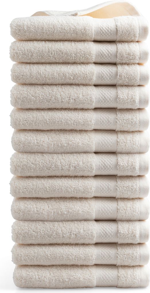 DoubleDry Hotel Kollektion Handtücher Set - 12 Teilig - Produktbild 