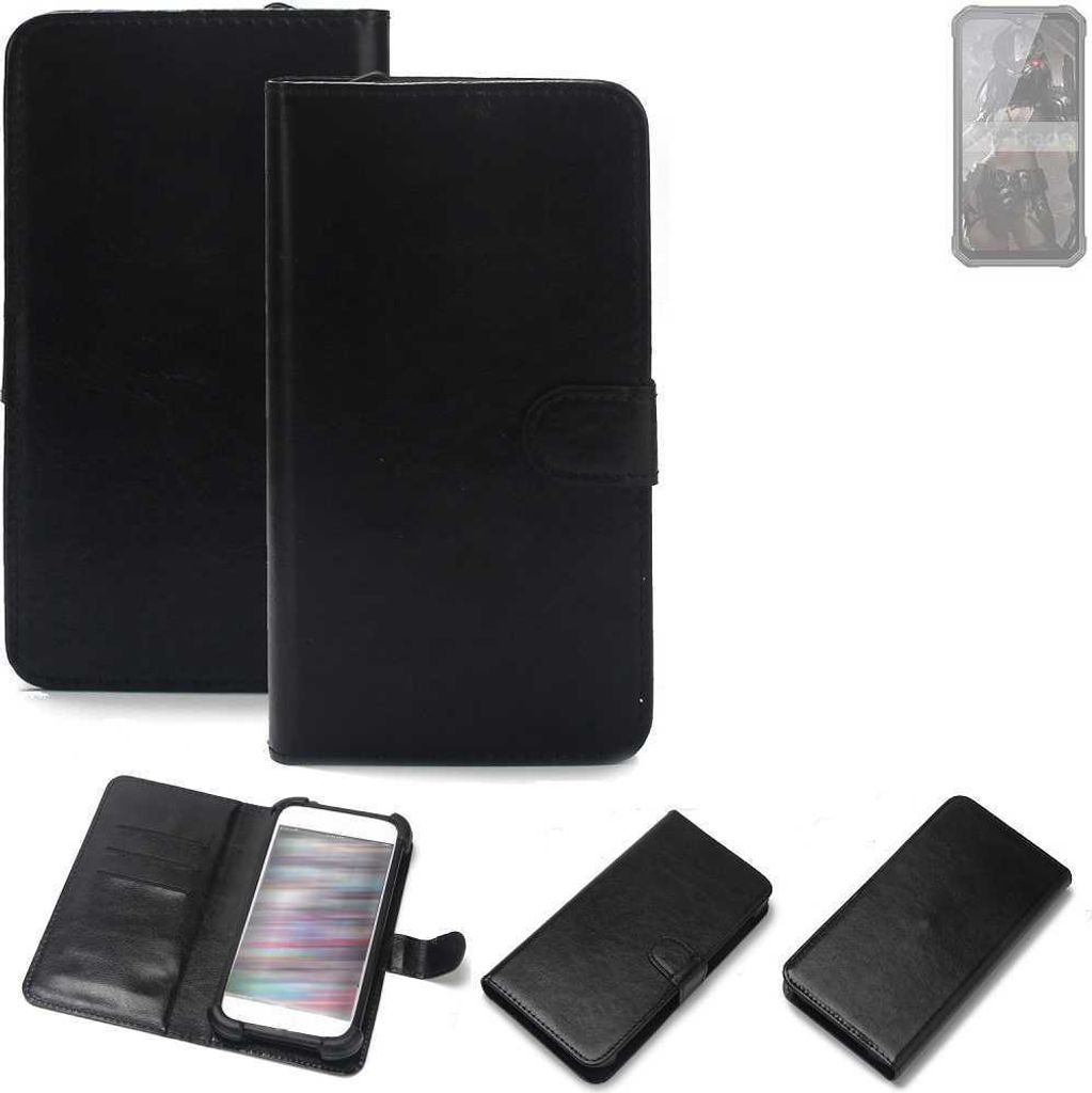 K-S-Trade Handyhülle Schutzhülle kompatibel mit FOSSiBOT F106 Pro Handy Schutz Hülle Handyhülle Bumper schwarz 1x