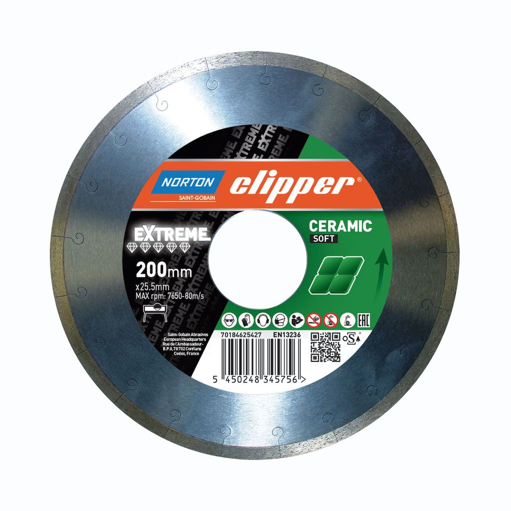 Diamantový řezný kotouč Norton Clipper Extreme Ceramic Soft Obrázek produktu 