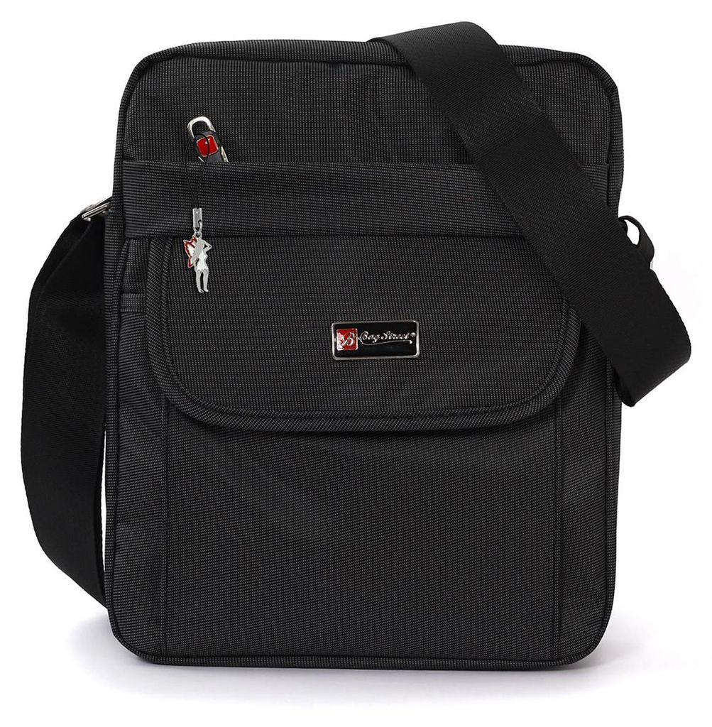Bag Street Polyester Tasche Damen Herren schwarz 22x9x27 Produktbild 