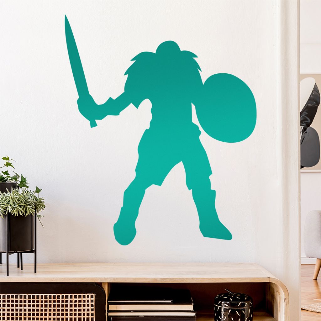 Wikinger Krieger Krieg WWIII Wandtattoo Wandaufkleber Wall Sticker - Dekoration, Küche, Wohnzimmer, Schlafzimmer, Badezimmer
