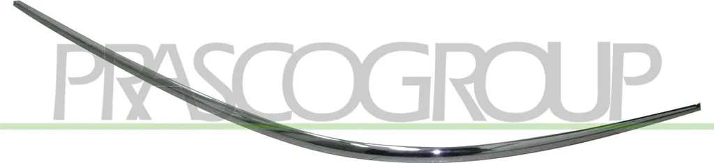 Baguette de protection pare-chocs gauche pour Mercedes CLK C209 Chromé