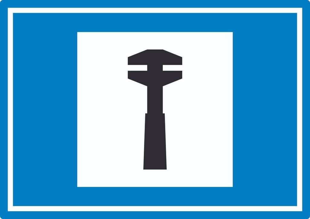 Pannenhilfe Symbol Aufkleber A9 (37x52mm)