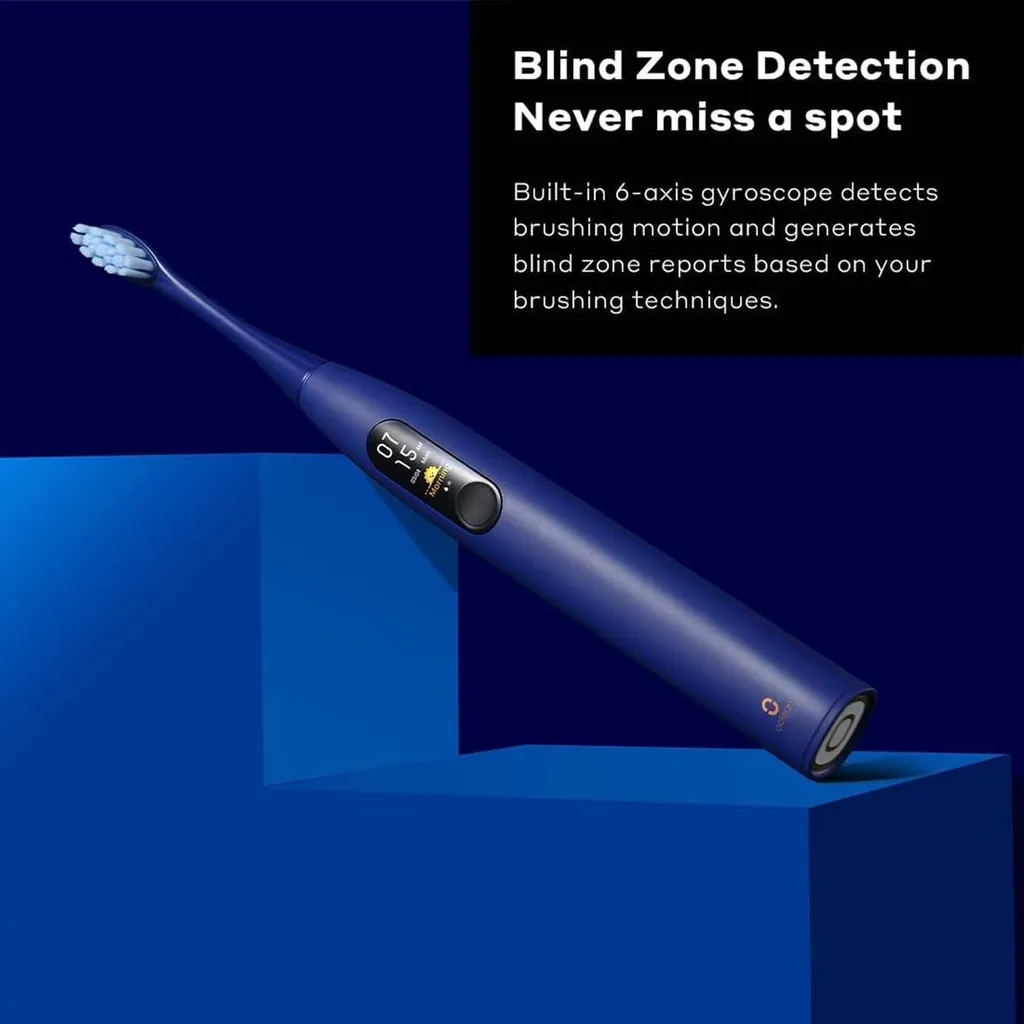 Oclean X Pro Brosse Sonique Connectée Blanche - Analyse de Brossage IA - 11