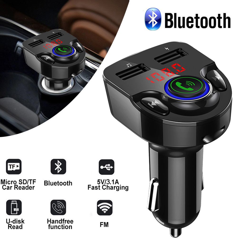 Bluetooth FM Transmitter Auto MP3 Player
