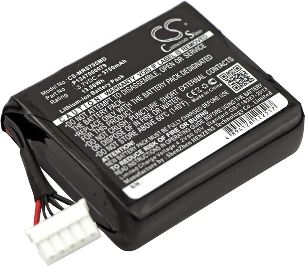 Batterie de rechange Masimo Pulsoximeter 4676 et Radical Pulse Oxim