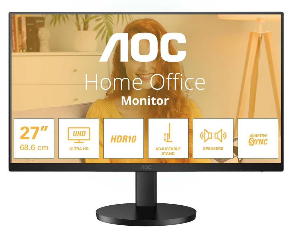 AOC 68,6cm (27") U27B3AF 16:09 2xHDMI+DP IPS Lift čierna Obrázok produktu 