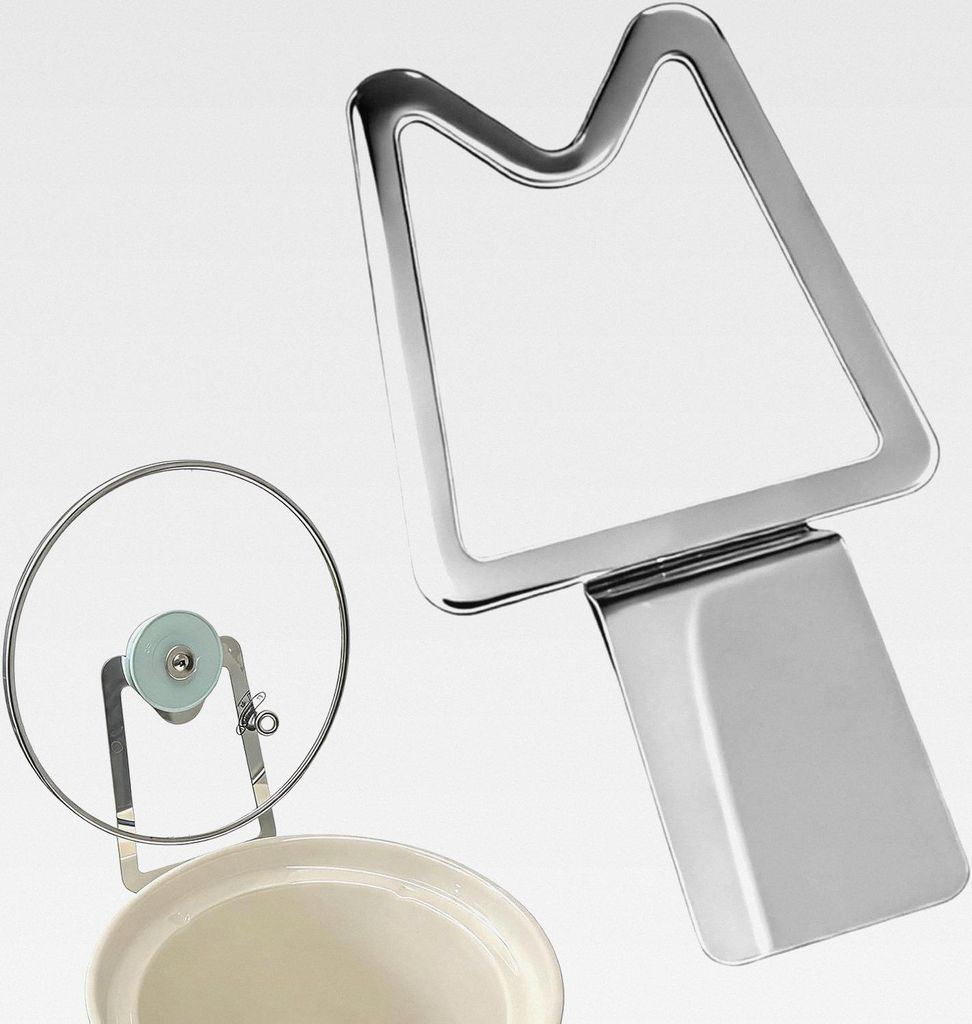 Deckelhalter für Slow Cooker, Edelstahl-Küchenutensilien – Anti-Rutsch-Topfdeckelregal, für Hobbyköche, Kochliebhaber, Frauen, Frauen, Mütte...