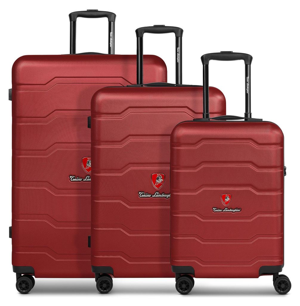 Tonino Lamborghini Bologna 4 Rollen Kofferset 3-teilig Produktbild 