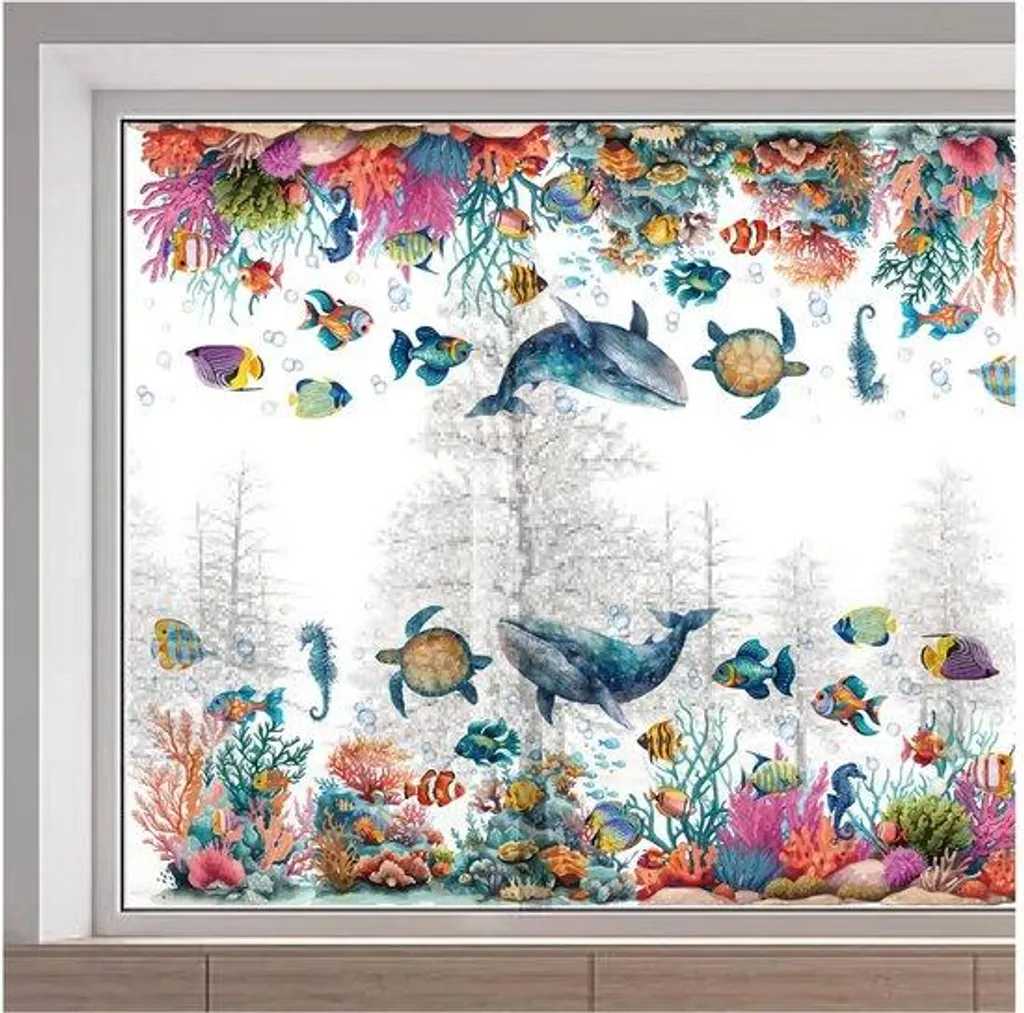 Solution anti-traces pour vitres : stickers Meerfolie repositionnables