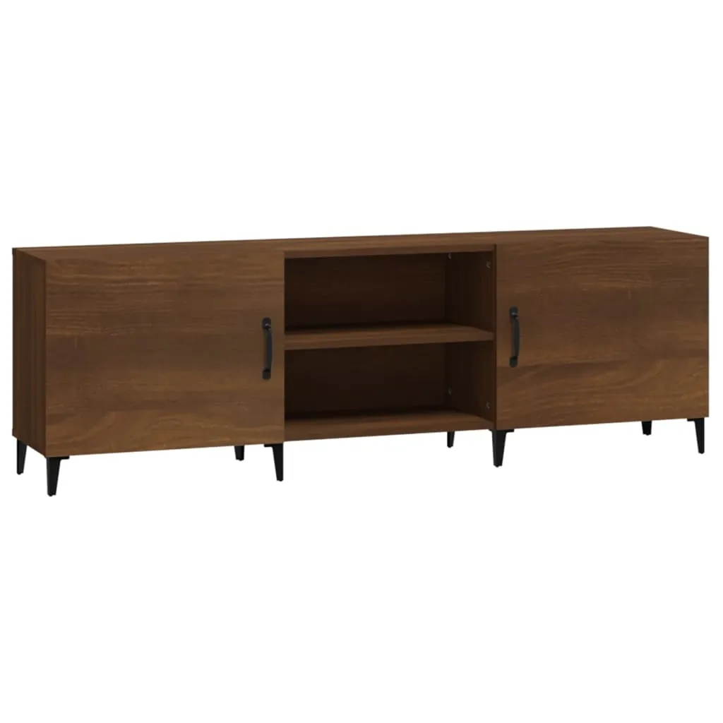 Mobile TV Rovere Marrone 150x30x50 cm: Eleganza Artigianale per Soggiorno