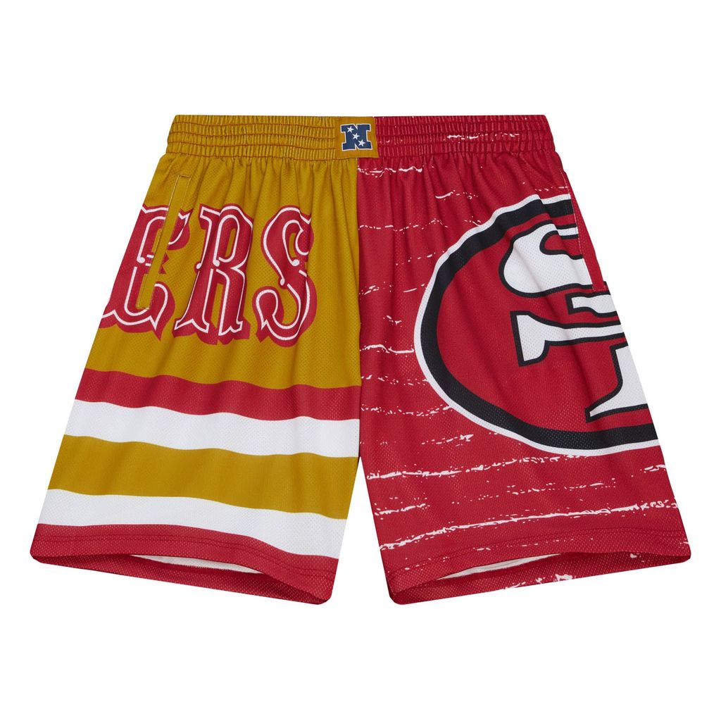 M&N San Francisco 49ers JUMBOTRON 3.0 Basketball Shorts - XL