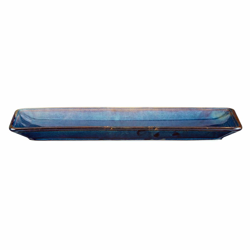 VERLO Rechteckige Platte – Maße: 35,5 x 16,5 cm, DEEP BLUE Produktbild 