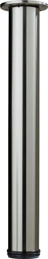 Hettich Tischbein 7,6 x 70 - 110 cm Stahl Edelstahl-Optik - Produktbild 