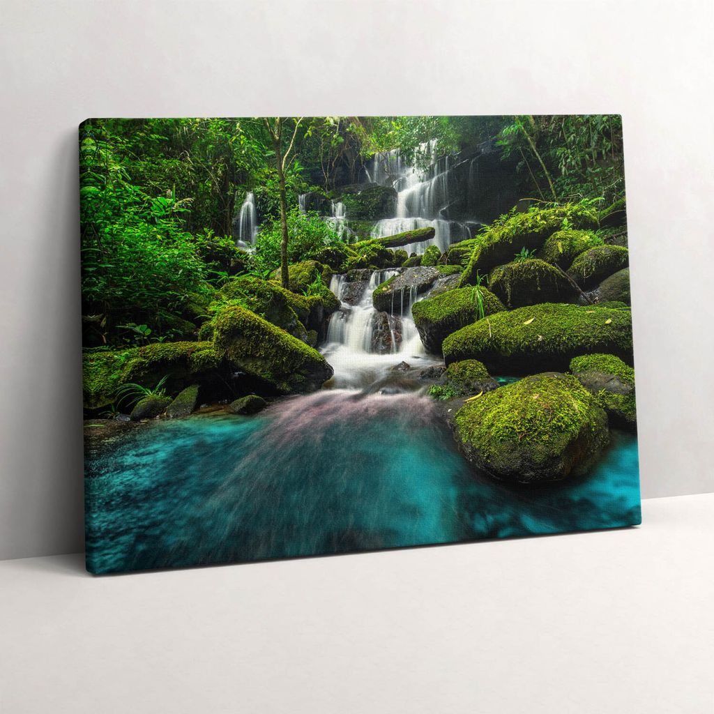 Phu Tub Berk Berg Thailand – Leinwandbild Wandbild – 80x60 cm – Leinwandbilder – Wandbilder – Schlafzimmer – Flur